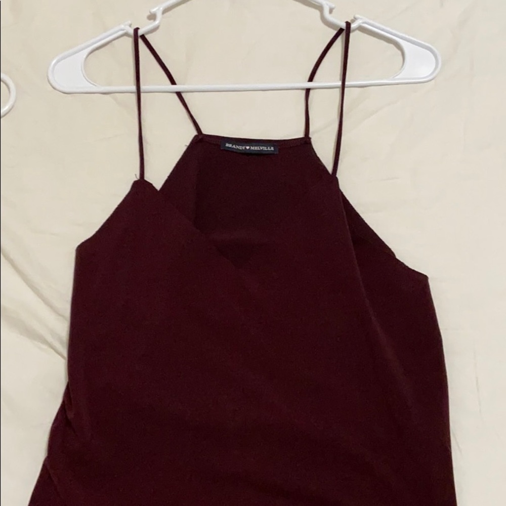 BRANDY MELVILLE v neck tank top